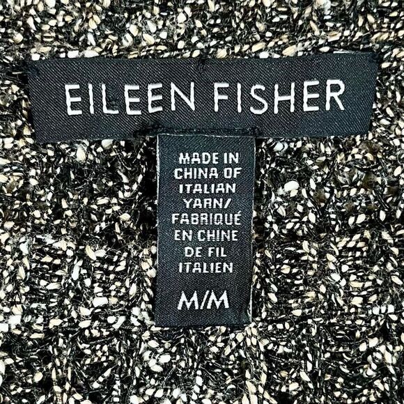 Eileen Fisher Open Knit Short Sleeve Tunic Medium - Picture 8 of 12